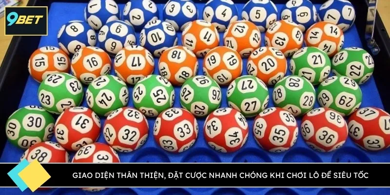 Giao diện thân thiện, đặt cược nhanh chóng khi chơi Lô đề siêu tốc