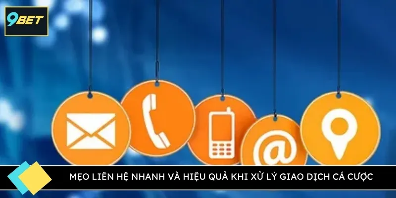 Mẹo liên hệ nhanh và hiệu quả khi xử lý giao dịch cá cược